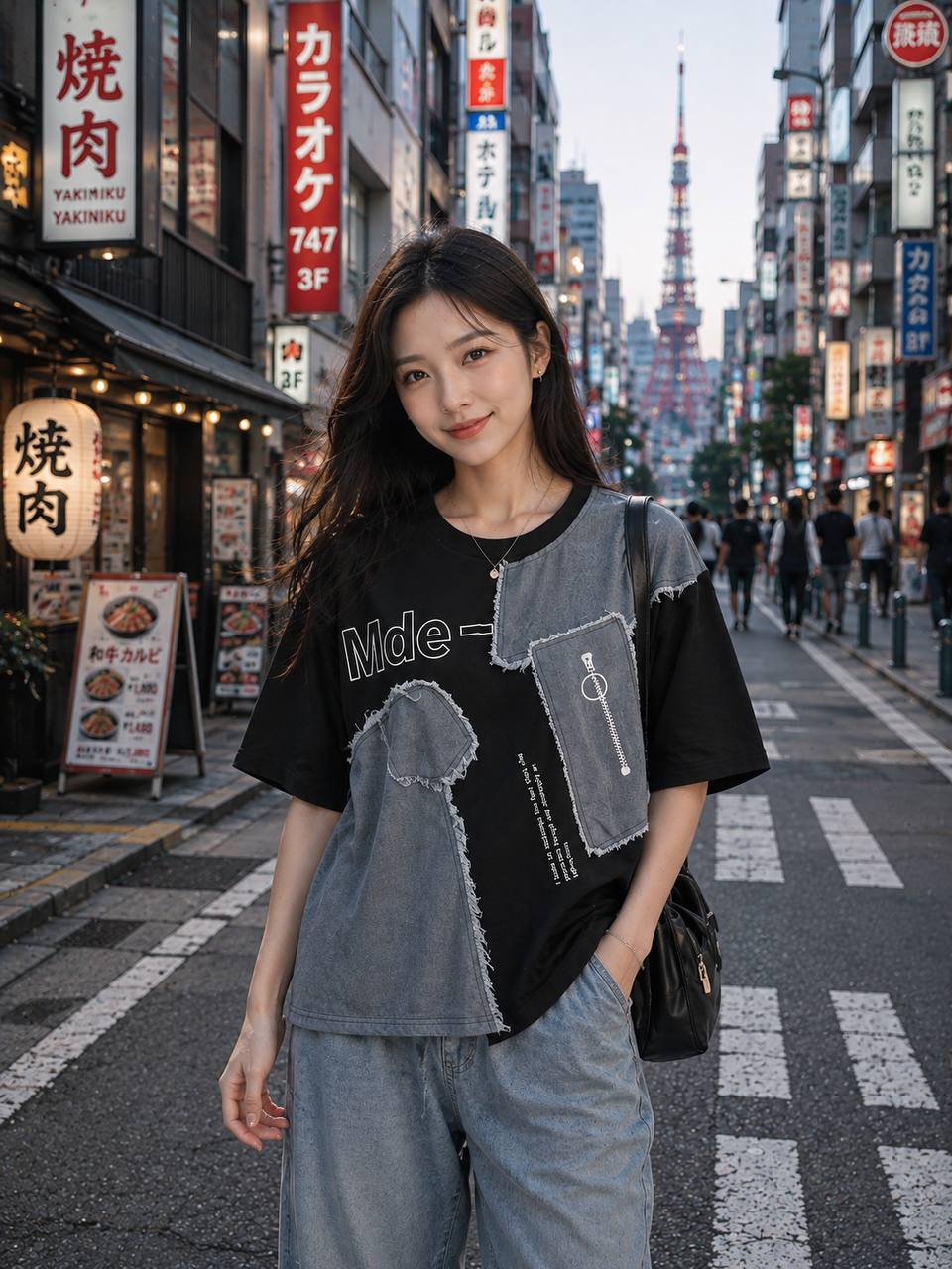 Denim Mosaic T-Shirt