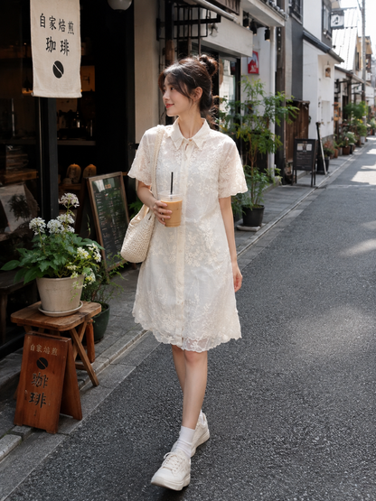 Snowflower Button-Up