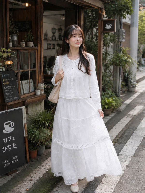 Angel Bloom Set White