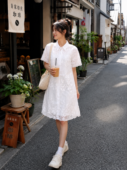 Snowflower Button-Up