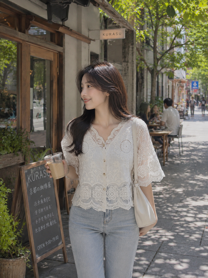 Lace Garden Crop Top