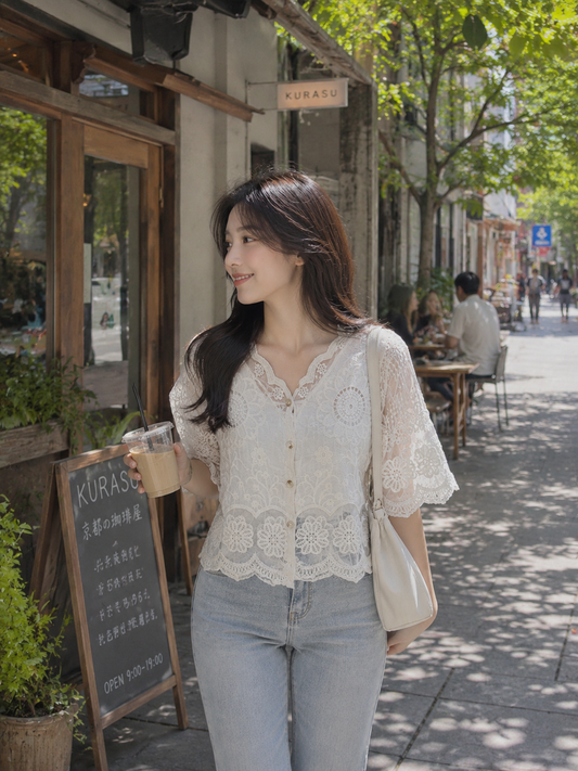 Lace Garden Crop Top