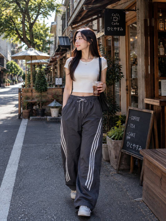 Parachute Pants Gray